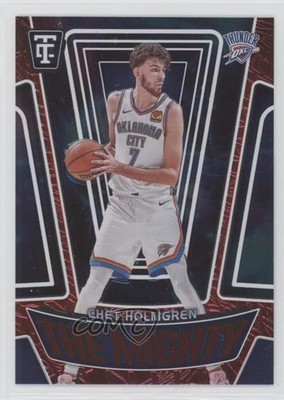 2024 Panini Totally Certified The Mighty Mirror Red 80/99 Chet Holmgren #6 im0