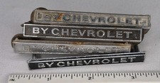 Vintage By Chevrolet Chevy Emblem Badges