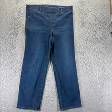 Gloria Vanderbilt Shape Effect Jeans Women's 16W Blue Denim Straight Leg Stretch