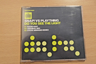 Snap! Vs Plaything   Do You See The Light CDS (2002) Good.