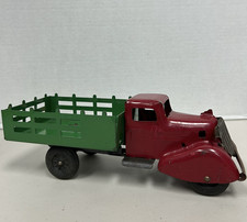 Vintage 1950'S Wyandotte Stake Bed Truck with Dolly