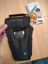 AquaVault FlexSafe Anti-Theft Portable Travel Safe Combination Lock - Black