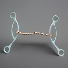 Używany ustnik JR. Cowhorse bit, snaffle skręcony drut
