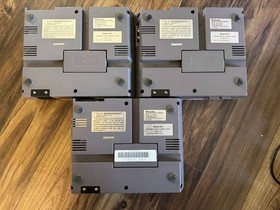 Lot of 3 Nintendo Entertainment Consoles - Not Tested - As Is For Parts/Repair