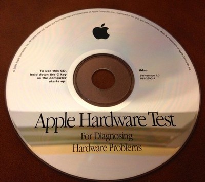 iMac AHT Disc v1.0 691-2690-A / Macintosh Computer Software