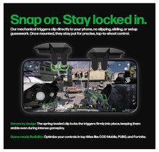 Mobile Gaming Triggers Clip On Zero Delay Controller for iPhone Android