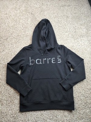 Lululemon City Sleek Barre 3 Hoodie Womens 8 Black Long Sleeve Pocket Pullover 