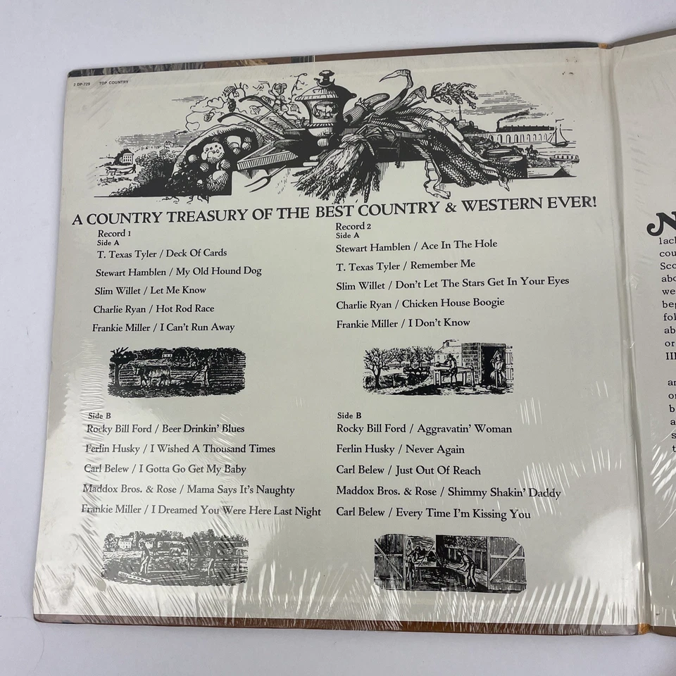 Galaxy Twin Pack Top Country 2 Records LP 2 DP-729 Slim Willet, Rocky Bill Ford - Image 3 of 4