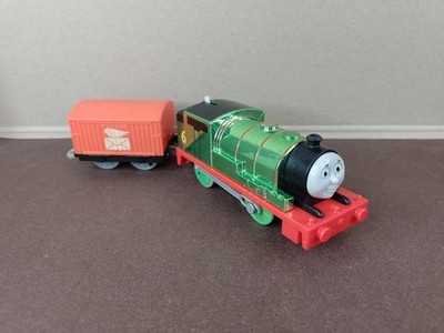 Shiny Metallic Celebration Percy Train - Trackmaster - getestet und funktionsfähig