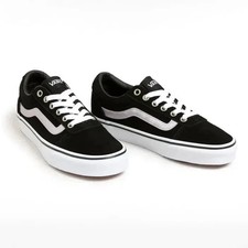 VANS Ward Canvas Women's Shoes - Size 6 - Black/White - New in Box