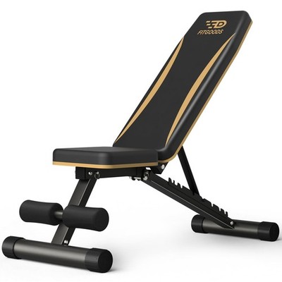 FitGoods Adjustable Weight Bench - Heavy-Duty Foldable Workout Bench for Home...