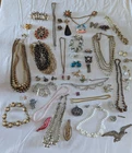 2+ lbs ESTATE Lot Costume Jewelry Vintage Arts Crafts Repair