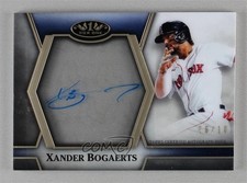 2021 Topps Tier One Clear One Auto 6/10 Xander Bogaerts #C1A-XB Auto 00d2