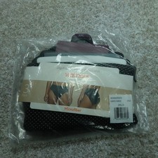 Warners Underwear Womens 9 XXL Hi Cuts Microfiber Blissful Benefits 3 Pairs