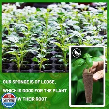 200 Pcs Seed Pods Replacement, Sponges Seed Growth Kit, Grow Sponges for Gree... 0.22 per gallon
