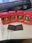 VINTAGE Coca-Cola Classic 4 Christmas Ornaments Circa 1966 By Corning Glass