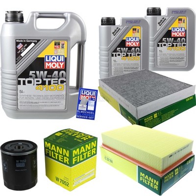 INSPEKTIONSKIT FILTER LIQUI MOLY ÖL 7L 5W-40 für VW Multivan V 7HM 7HN 7HF