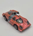1969 Hot Wheels Redline Porsche 917 Salmon Pink White Interior USA
