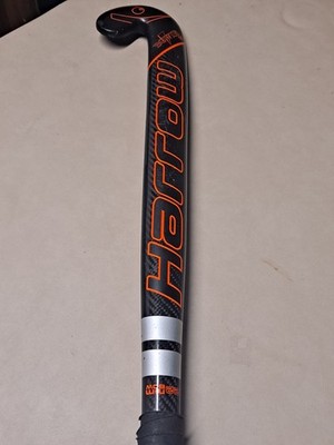 Field Hockey Stick, Carbon/Black Matte/Orange, 36.5 Harrow Bowie