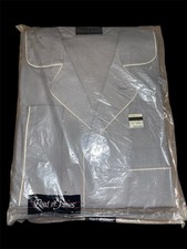 Vintage Reed St. James Men  s Pajama Set NOS  Long Sleeve Long Leg Deadstock