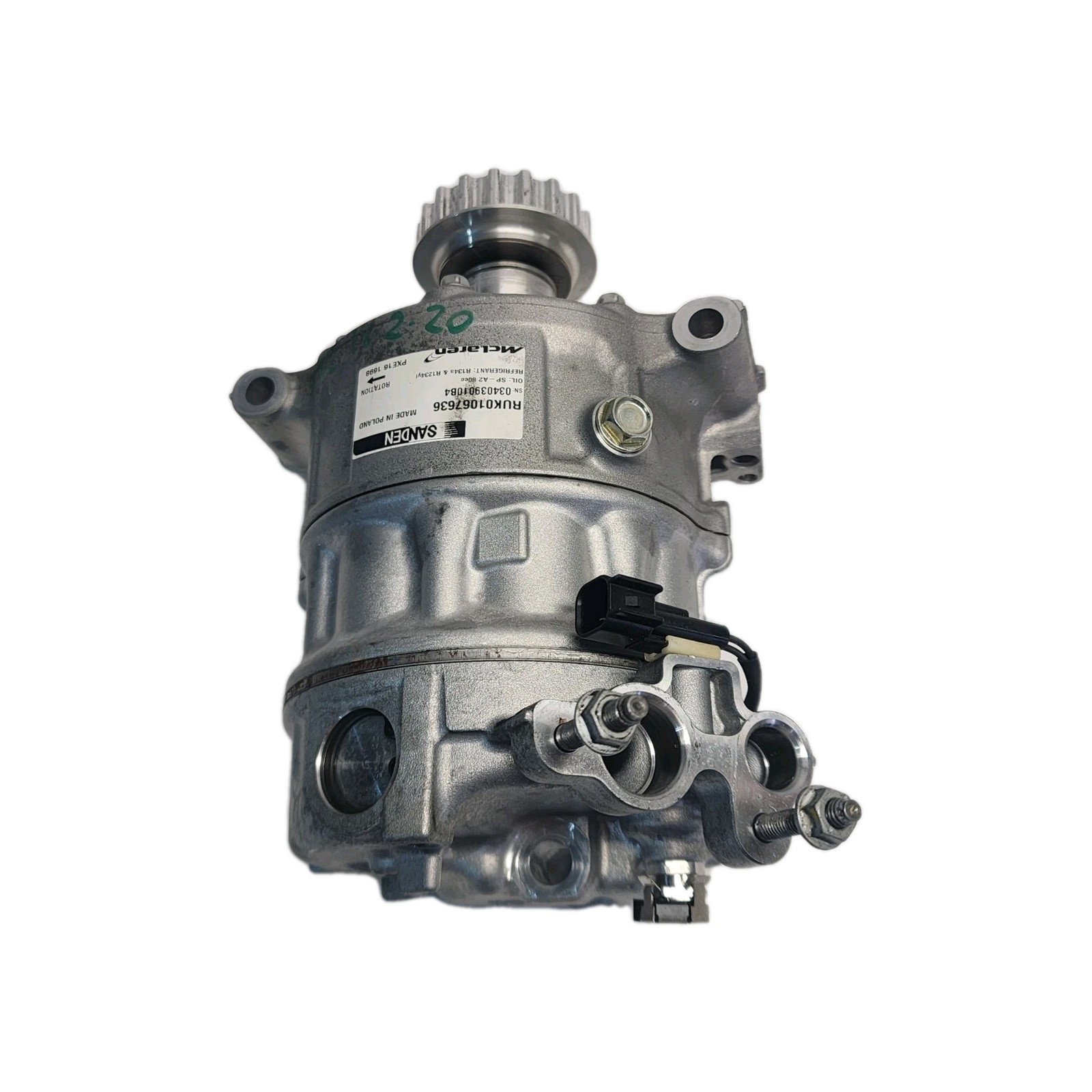 2017-2023 OEM McLaren 720S A/C Air Conditioning Compressor Pump Assembly