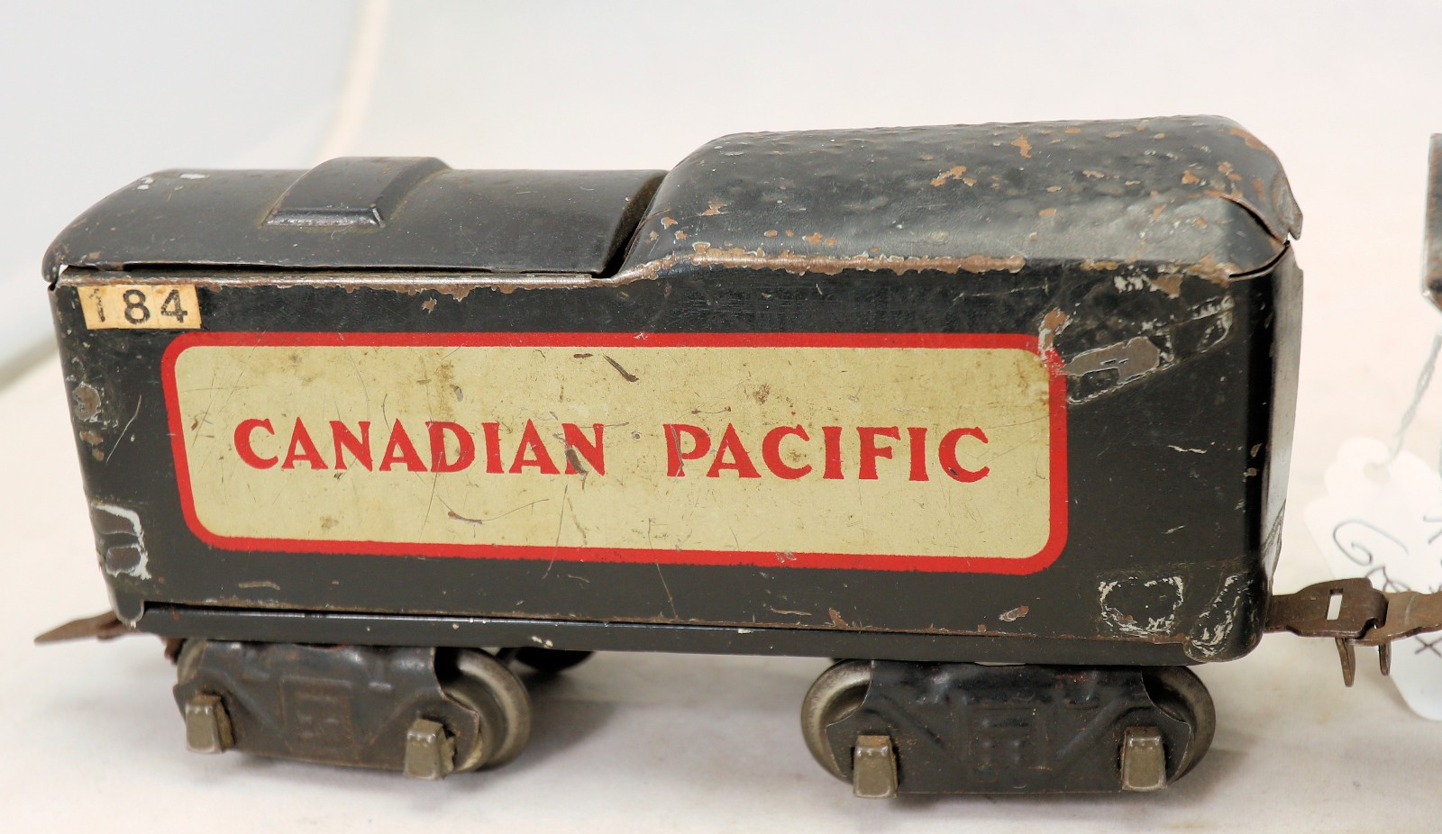 ORIG VINTAGE 1930s O GAUGE MARX CANADIAN PACIFIC 391 ENGINE & 8 WHEEL ...