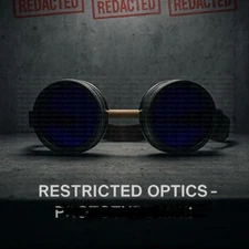 VINTAGE DICYANIN GLASSES ™ (manufactured during Cold War) *RARE* Aura Tech