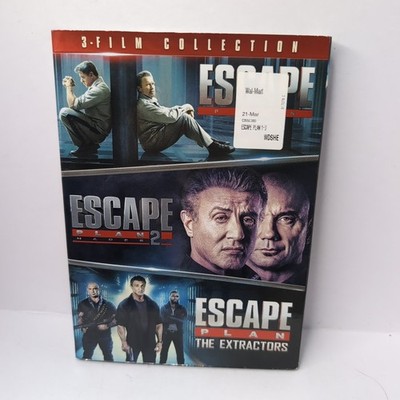 Escape Plan: 3-Film Collection (DVD) - Case & Sleeve