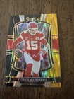 2025 Select Prizm  Patrick Mahomes Premier # 107 Black Orange Shock