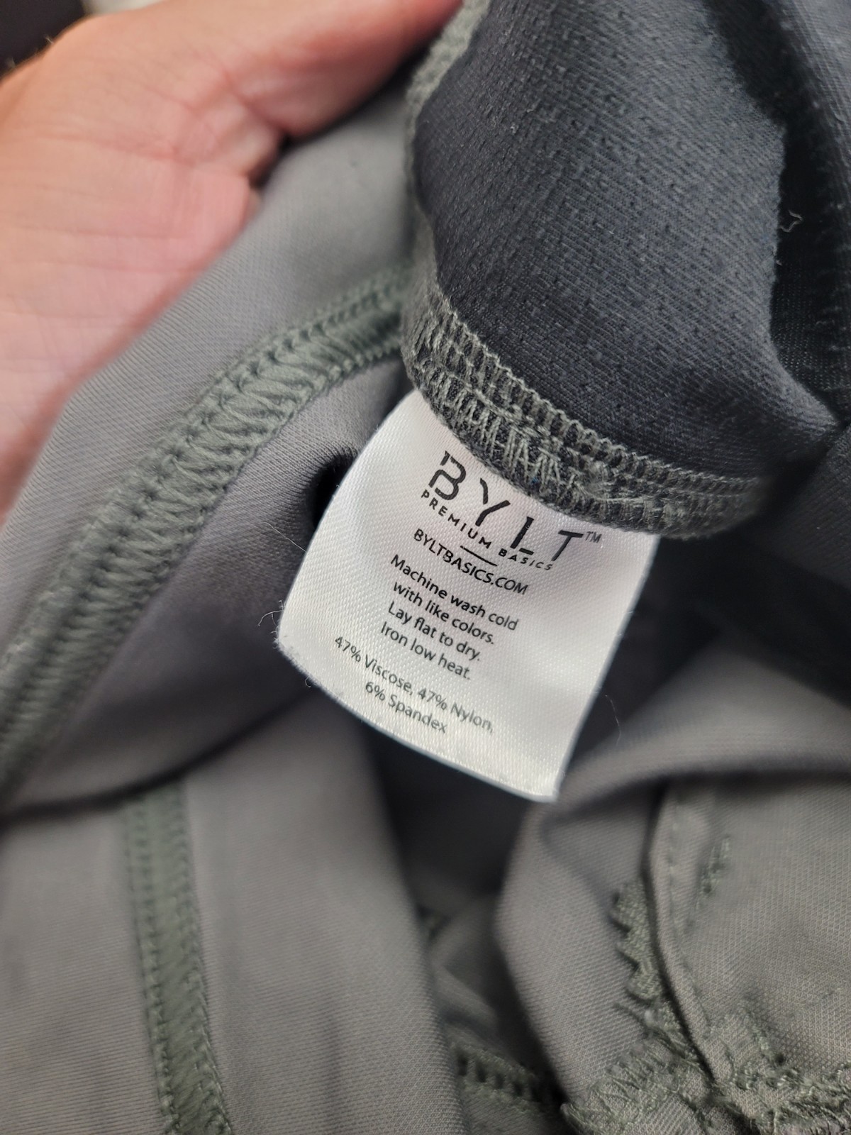 BYLT Everyday Pant 2.0 Mens XL Performance Stretch Chino Golf Travel Casual Gray