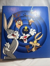 Vtg 1997 Looney Tunes Photo Album 12" x 10.5" Bugs Tweety Silvestre Daffy Devil