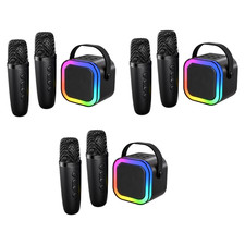 Equatech Karaoke Speaker & Microphones - Black