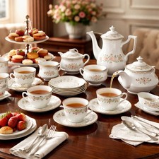 Vintage Johnson Brothers Coffee ,tea Set in great condition 31 pieces