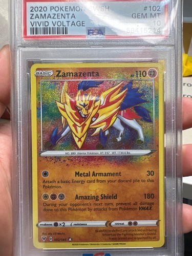 Zamazenta graded PSA 10 for sale on eBay