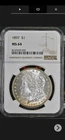 1897 $1 Morgan Silver Dollar NGC MS64 Toner