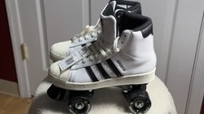 NEW adidas Roller Skates Women's Size 6.5 Superstar 82 Skate White Black JS4038