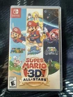Super Mario 3D All-Stars Nintendo Switch US Version Allstars Rare CIB TESTED