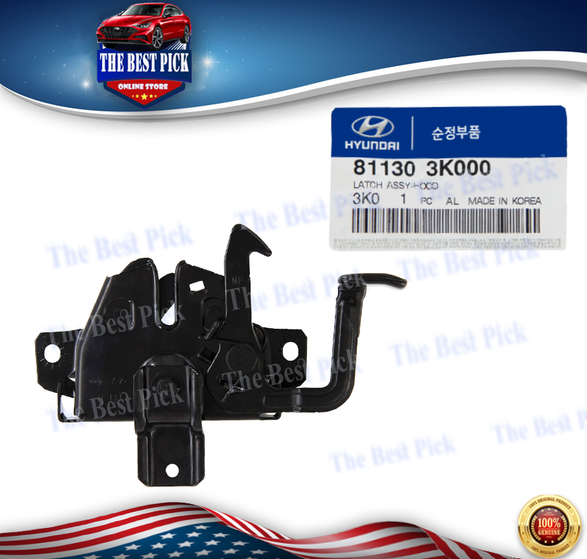 Front Hood Latch Lock Assembly For 2006-2010 Hyundai Sonata - 811303K000