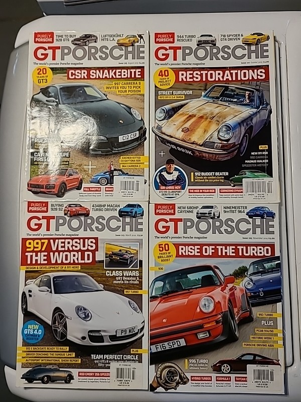 GTPorsche Magazine (Lot Of 4)