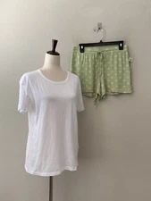NEW! Jenni by Jennifer Moore Sz S Short Sleeves Scoop Neck & Shorts Pajama Set