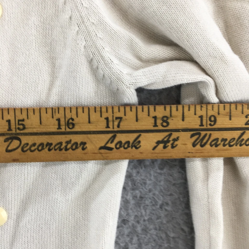 Bke бутик кардиган свитер женщин M бежевый хлопок смесь открытый передний длинным рукавом - Изображение 4 из 4