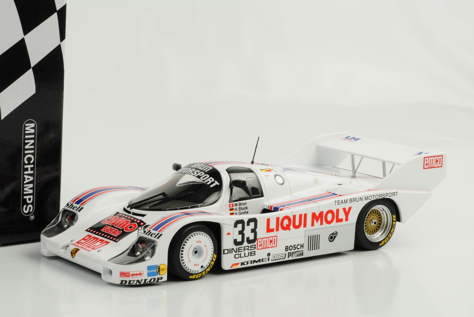 PORSCHE PORSCHE PORSCHE 956k 33 4th 1000 HM SPA 1983 stuc Grohs brun 1 18 Minichamps ad16d0 PORSCHE PORSCHE PORSCHE 956k 33 4th 1000 HM SPA 1983 stuc Grohs brun 1 18 Minichamps ad16d0
