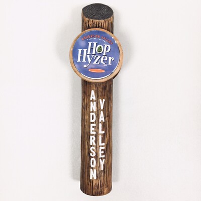 Anderson Valley Brewing HOP HYZER Ale Draft Beer Bar Tap Handle 10'' Boonville