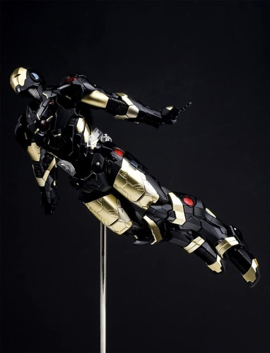 RE:EDIT IRON MAN #06 MARVEL NOW! ver. BLACK X GOLD Sentinel From Japan New - Picture 7 of 8