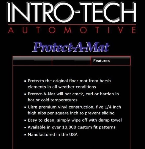 2 Row 4 Pc Clear Protect-A-Mat Custom Floor Mats for BMW 3 Series - Made in USA - Picture 11 of 24