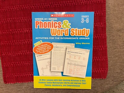 Week-By-Week Phonics and Word Study Activities for the Intermediate Grades by...