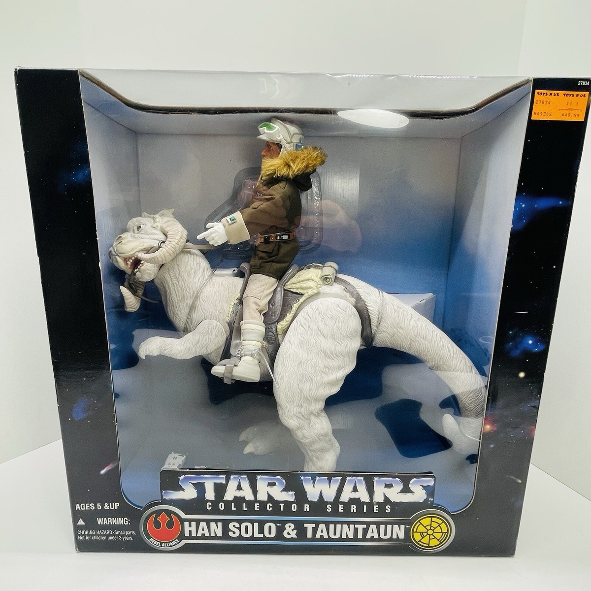 特撮 Star Wars Collector Series &quot;Han Solo &amp; Tauntaun&quot; Kenner Star Wars Collector Series: Han Solo Tauntaun Action