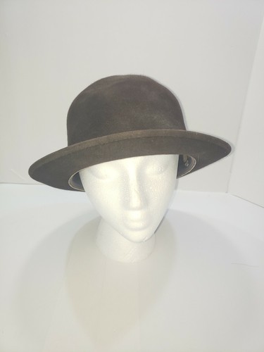 STETSON ROYAL DELUXE Fedora Brown Derby 