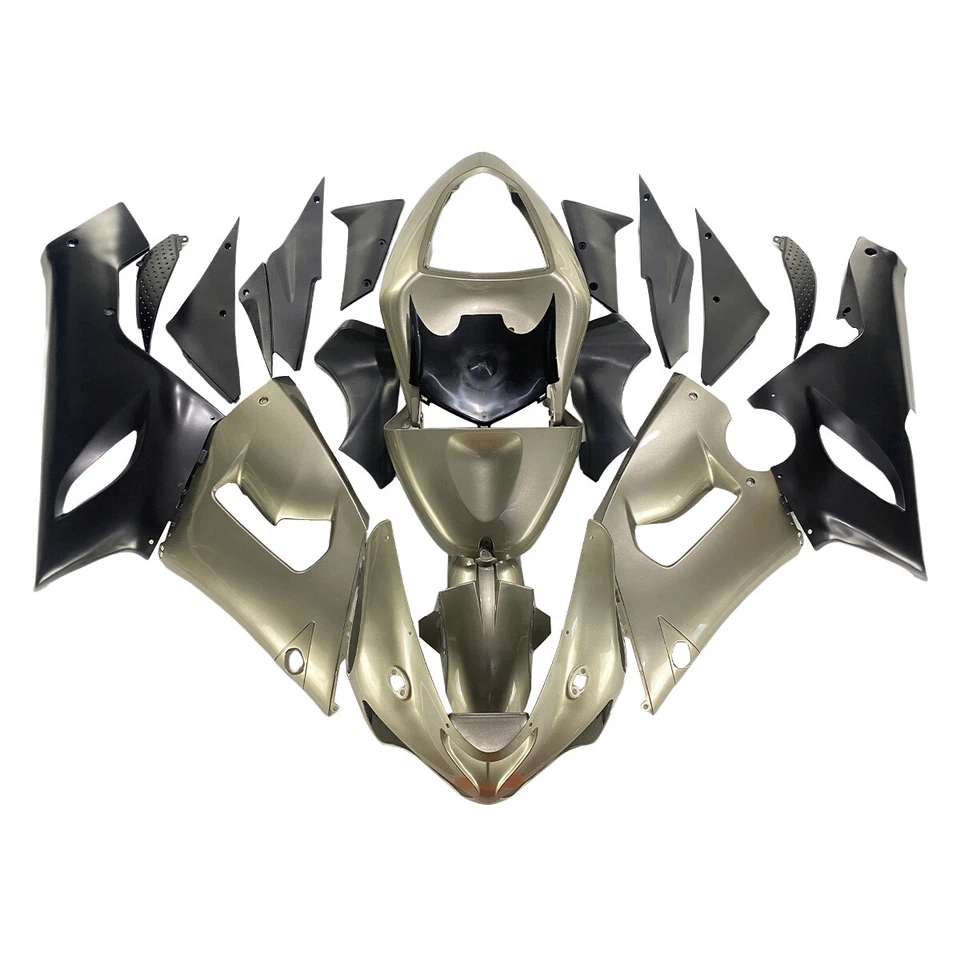 Kit de carenado de plástico ABS para carenados de inyección Kawasaki Ninja ZX6R 636 2005 2006 Foto 2 de 4