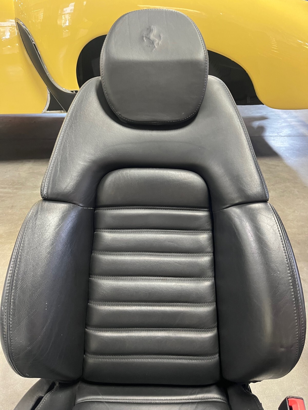 OEM Ferrari 360 Spider  Leather Seats, Black